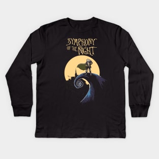 SYMPHONY OF THE NIGHT Kids Long Sleeve T-Shirt